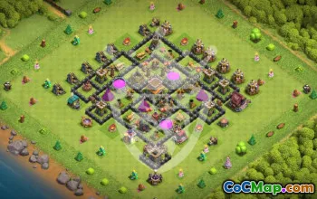 Top TH8 Clash of Clans Base Layouts & Maps #54129