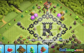 Top TH8 Clash of Clans Base Layouts with Link #54768