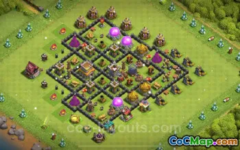Top TH8 Hybrid Base Link 2024 - Max Levels & Defense #18906