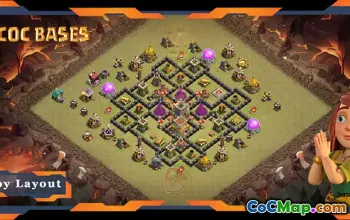 Top TH8 War Base Layout: Anti-Dragon & Anti-2 Stars #19479