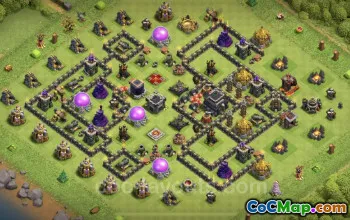 Top TH9 Base Copy 2023: Anti-Everything Max Levels #19391