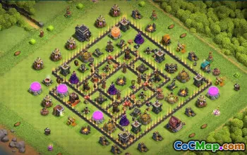 Top TH9 Base Layouts for Clash of Clans #53579
