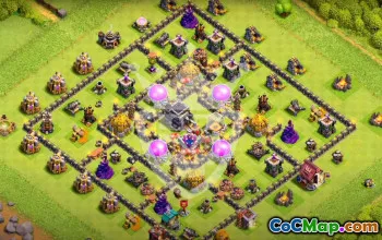 Top TH9 Base Layouts for Clash of Clans #54295
