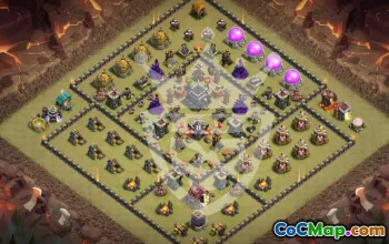 Top TH9 Base Layouts for Clash of Clans #56910