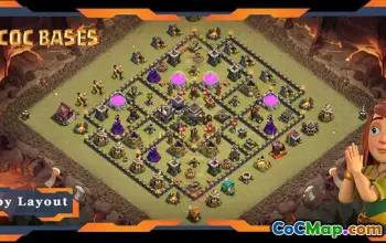 Top TH9 Base Layouts for War & Defense #57430