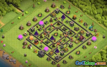 Top TH9 Base Layouts with Copy Link #53572