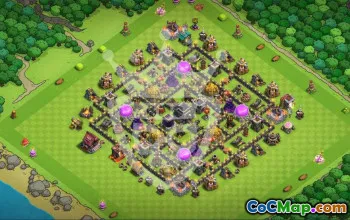 Top TH9 Base Layouts with Copy Links #53067