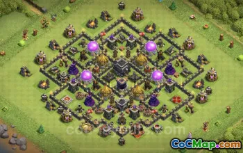 Top TH9 Farming Base 2023: Anti-Air & Hybrid Layout #19508