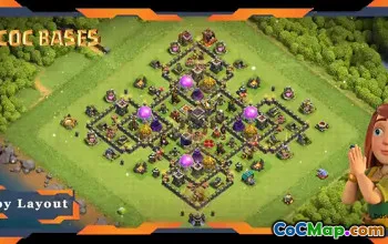 Top TH9 Farming Base: Hybrid & Anti-3 Stars Layouts #19445