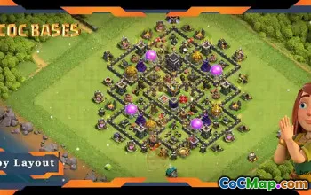 Top TH9 Farming Base: Hybrid & Anti-Everything Layout #19449