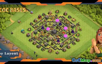 Basis Pertanian TH9 Teratas: Tata Letak Level Maks & Anti 2 Bintang #18032
