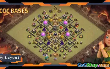 Top TH9 Hybrid Base: Anti 3 Stars Layouts for War & CWL #20126