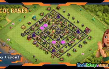 Top TH9 Hybrid Base Layouts with Links #57425