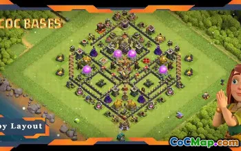 Top TH9 Max Base Layouts for Clash of Clans Defense #19457