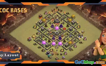 Top TH9 Max Bases: Best Layouts for War & Defense - CoC #20106