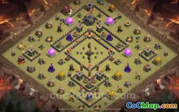 Top TH9 War Base 2024: Copy Link & Anti Everything Strategy #19306