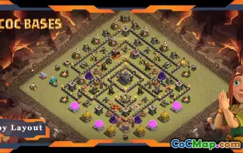 Top TH9 War Base: Anti 2 Stars & CWL Layout Guide #19412
