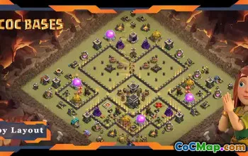 Top TH9 War Base Layouts - Anti 3 Stars | Clash of Clans #20097