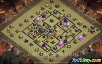Top TH9 War Base Links | Best Clash of Clans Bases #24694