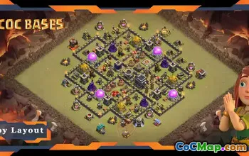Top TH9 War Bases with Links & Layouts - Clash of Clans #20103