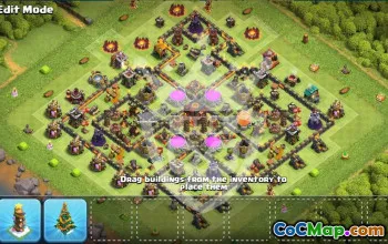 Top Town Hall 10 Base Layouts & Maps #53444