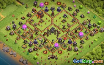 Top Town Hall 10 Base Layouts & Maps for CoC #16407