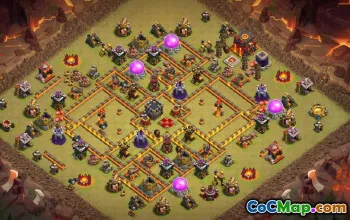 Top Town Hall 10 Base Layouts & Maps for CoC #17413