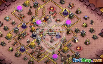 Top Town Hall 10 Base Layouts to Copy #53714