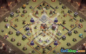 Top Town Hall 10 Base Layouts to Copy #55975