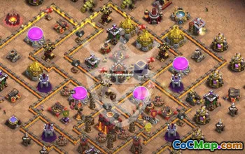 Top Town Hall 10 Base Layouts with Copy Link #53475