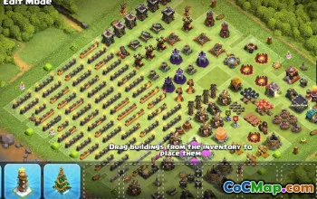 Top Town Hall 10 Base Layouts with Copy Link #53600