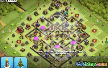 Top Town Hall 10 Base Layouts with Copy Link #54642