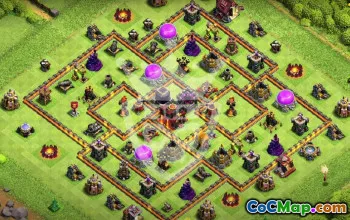 Top Town Hall 10 Base Layouts with Copy Links #52977