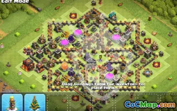 Top Town Hall 10 Base Layouts with Copy Links #53421