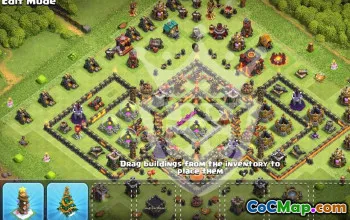 Top Town Hall 10 Base Layouts with Copy Links #53654