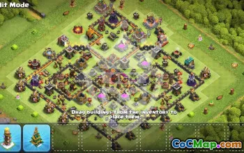 Top Town Hall 10 Base Layouts with Copy Links #53672