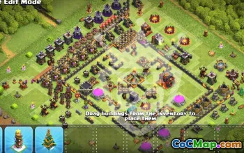 Top Town Hall 10 Base Layouts with Copy Links #54542