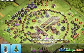 Top Town Hall 10 Base Layouts with Copy Links #54810