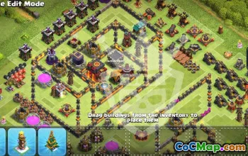 Top Town Hall 10 Base Layouts with Copy Links #54982