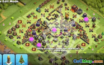 Top Town Hall 10 Base Layouts with Copy Links #55010