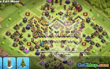 Top Town Hall 10 Base Layouts with Copy Links #55062