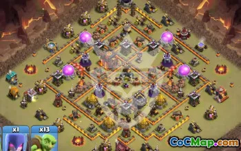 Top Town Hall 10 Base Layouts with Copy Links #55838