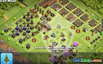 Top Town Hall 10 Base Layouts with Link #54358