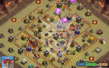 Top Town Hall 10 Base Layouts with Link #55830