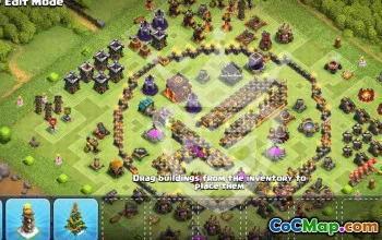 Clash of Clans बेस कॉपी करें  Town Hall 10 #54724