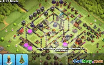 Top Town Hall 10 Base Layouts with Links #54985