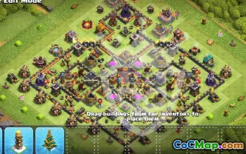 Top Town Hall 10 Clash of Clans Base Layouts #53673