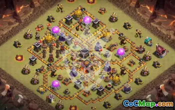 Top Town Hall 10 Clash of Clans Base Layouts #53795