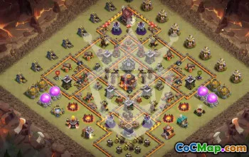 Top Town Hall 10 Clash of Clans Base Layouts #56914