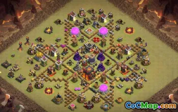 Balai Kota Teratas 10 Tata Letak Pangkalan COC: Hybrid, Farming & Lainnya #15913